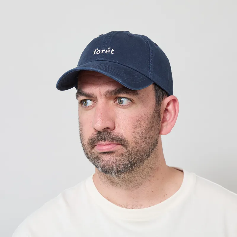 Foret Hawk Washed Cap Navy
