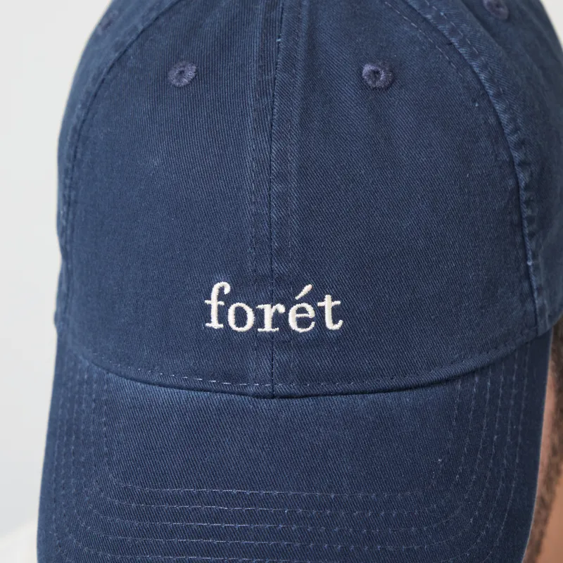Foret Hawk Washed Cap Navy-3