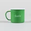 Foret Bean Enamel Mug Green