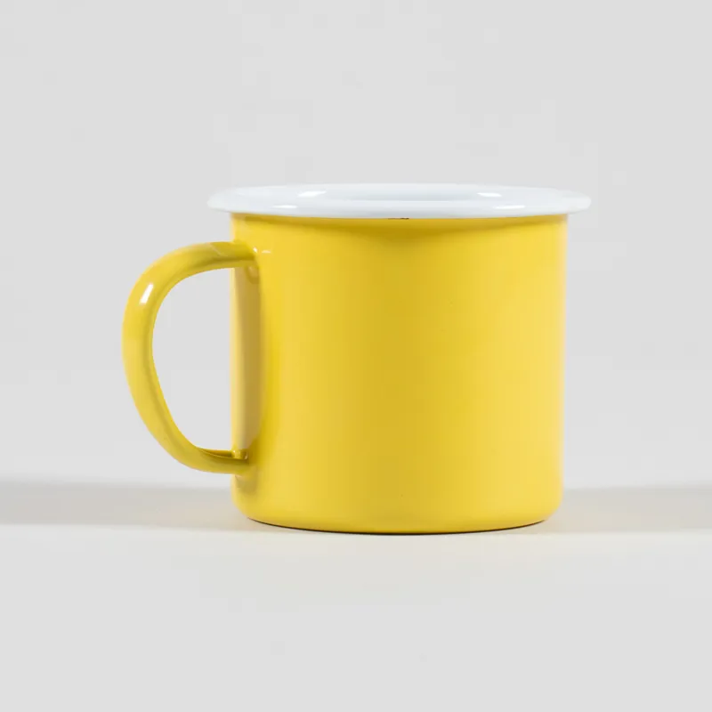 Foret Bean Enamel Mug Yellow White-1