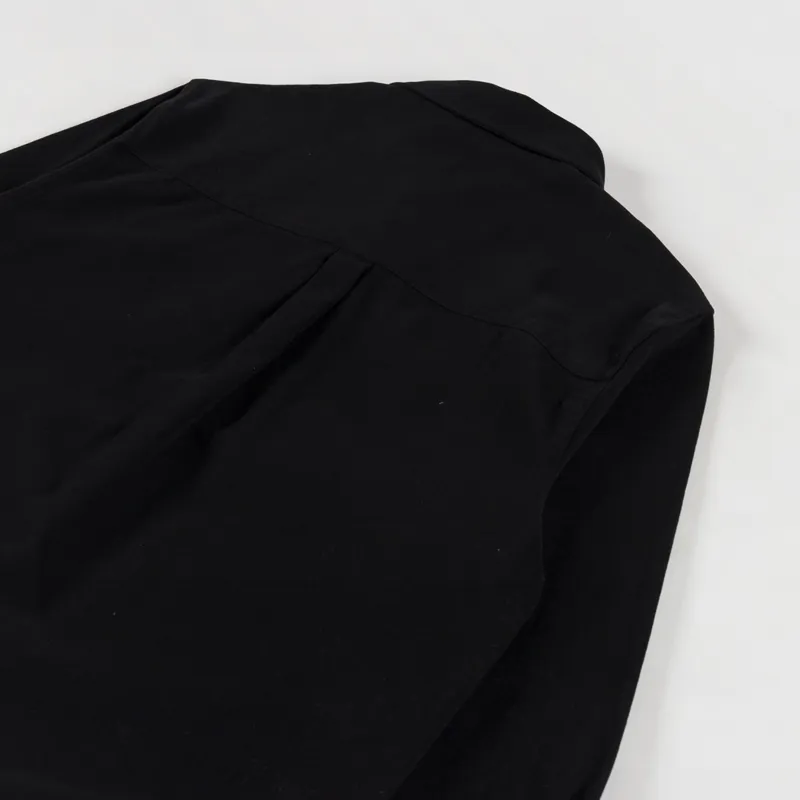 Foret Fellow Twill Shirt Washed Black-3