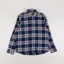 Foret Hornet Flannel Shirt Navy
