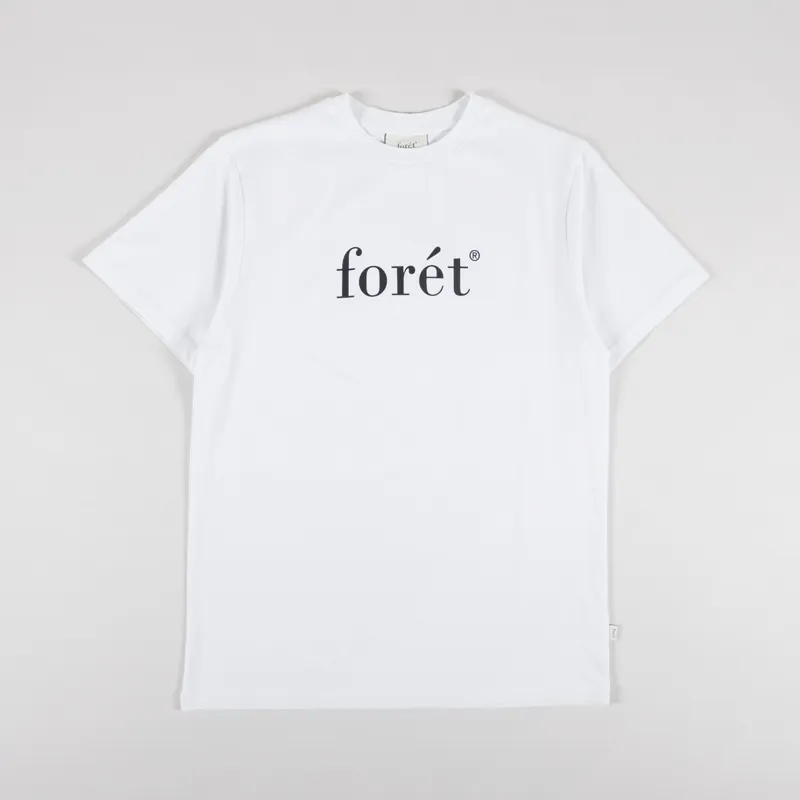 Foret Amber T Shirt White Black