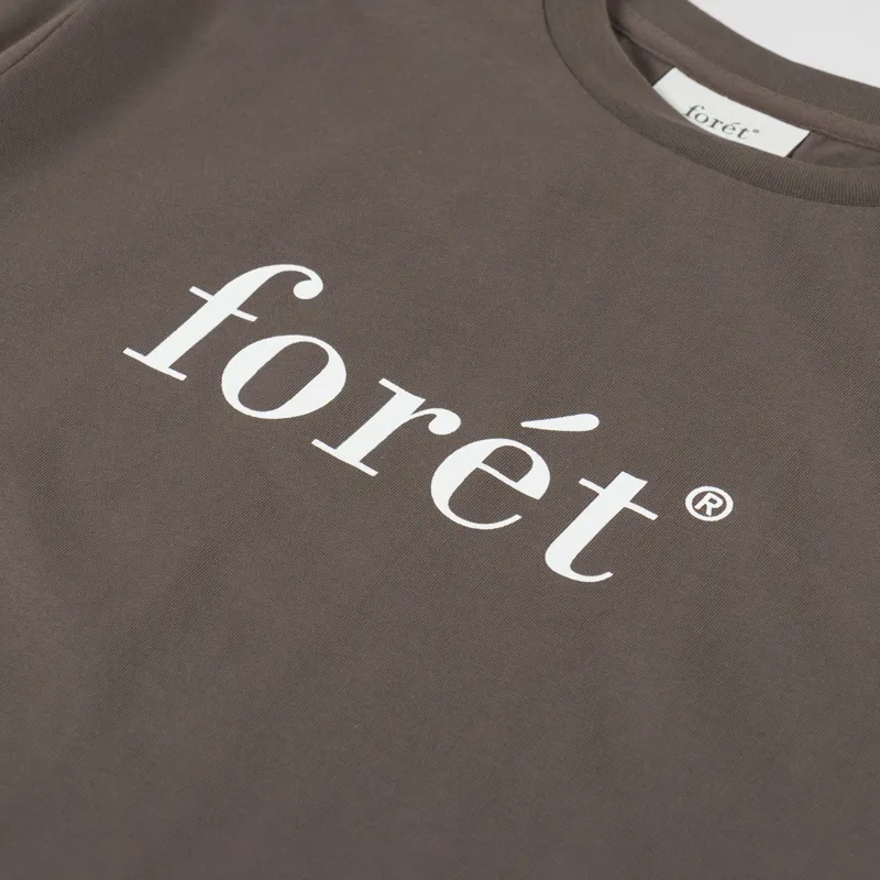 Foret Amber T Shirt Cold Brown Cloud-2