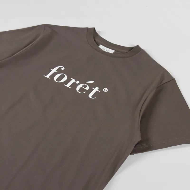 Foret Amber T Shirt Cold Brown Cloud-1