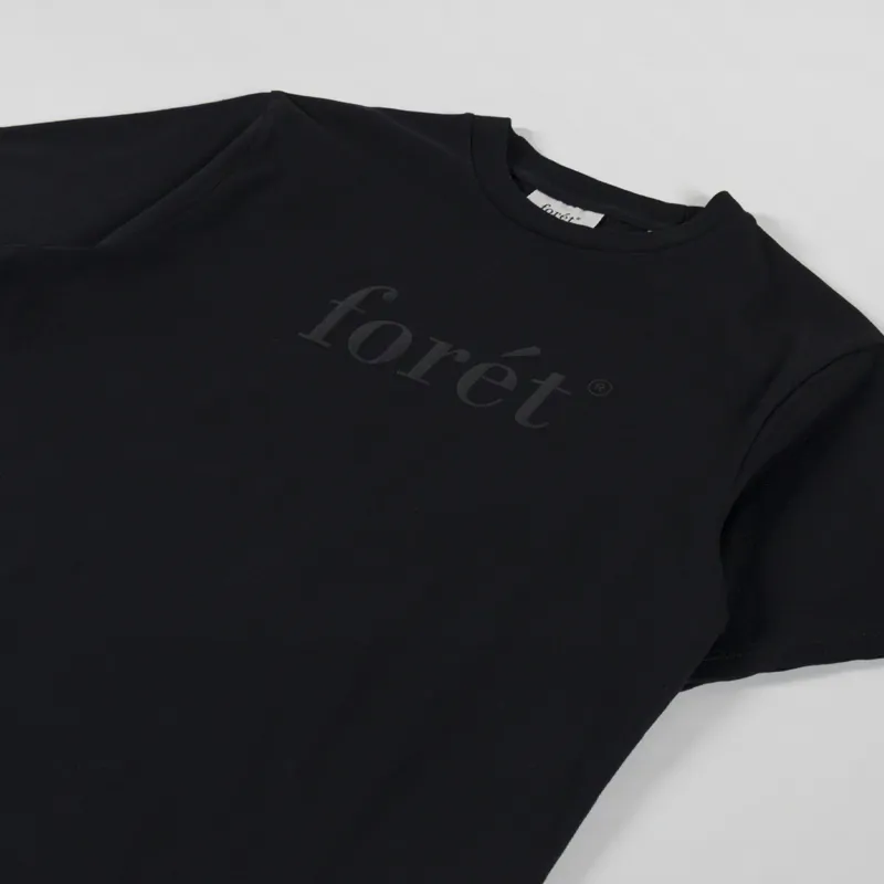 Foret Amber T Shirt Black-1