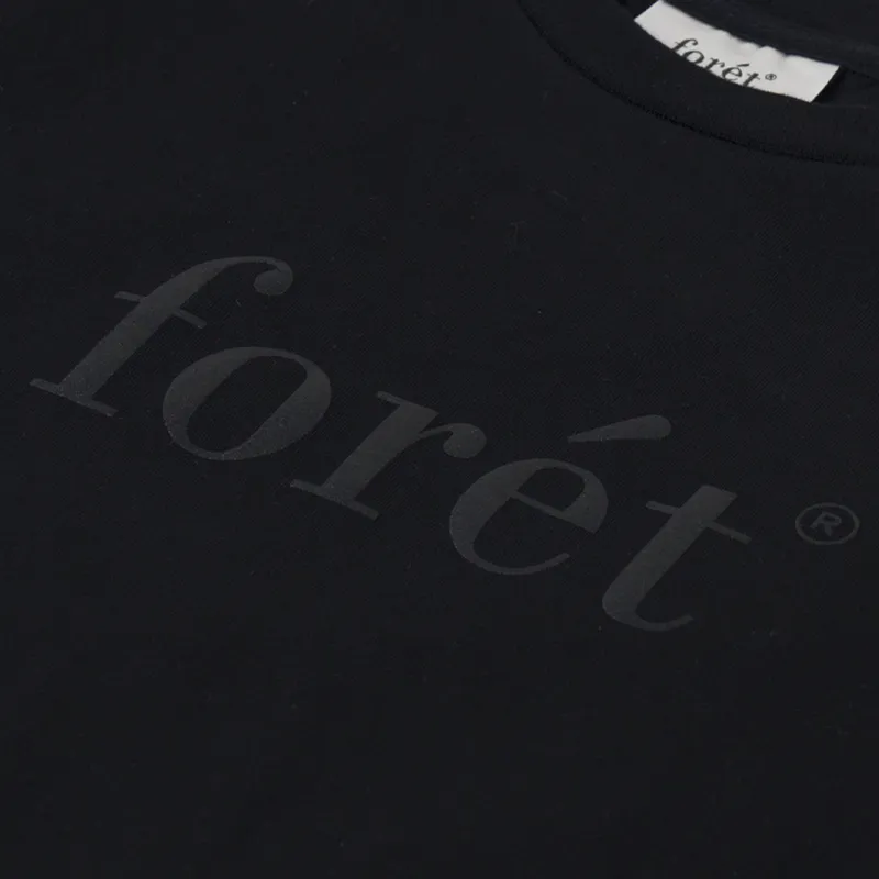 Foret Amber T Shirt Black-2