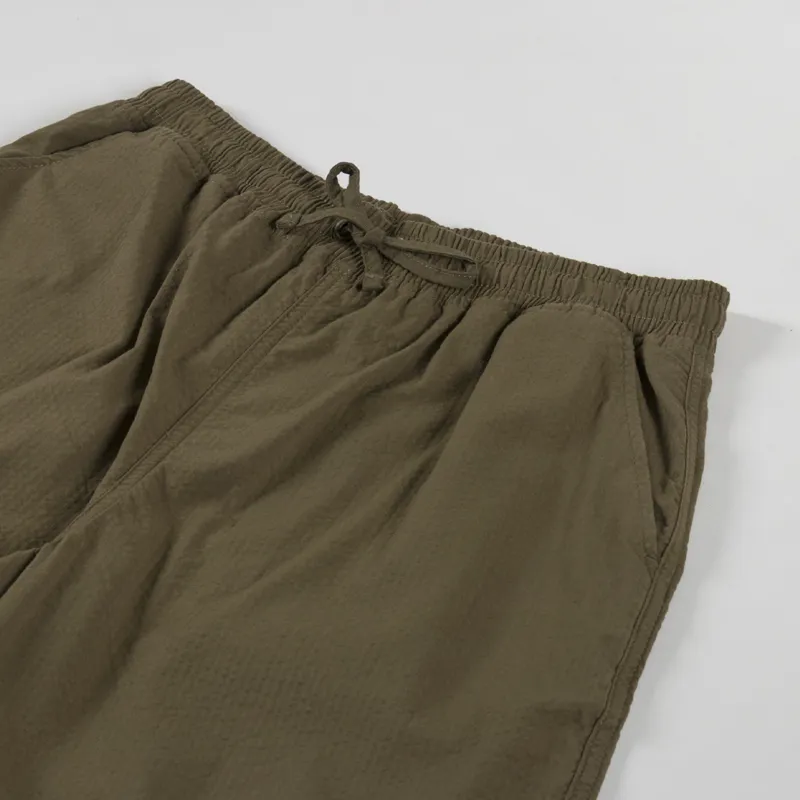 Foret Hush Seersucker Shorts Army-2