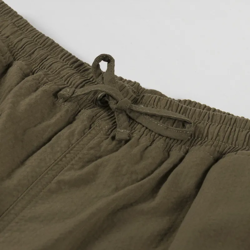 Foret Hush Seersucker Shorts Army-4