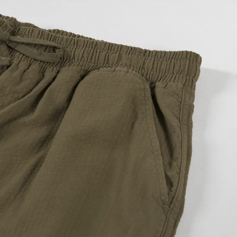 Foret Hush Seersucker Shorts Army-7
