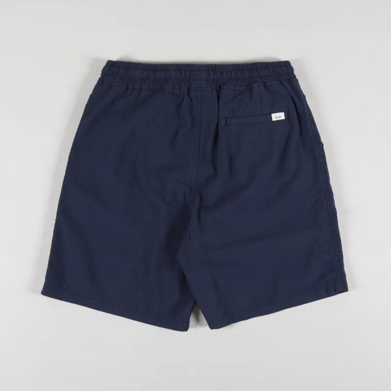 Foret Hush Seersucker Shorts Navy-1