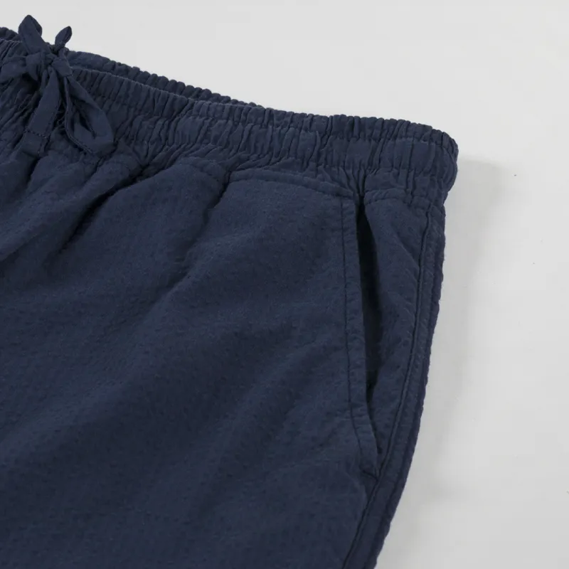 Foret Hush Seersucker Shorts Navy-4