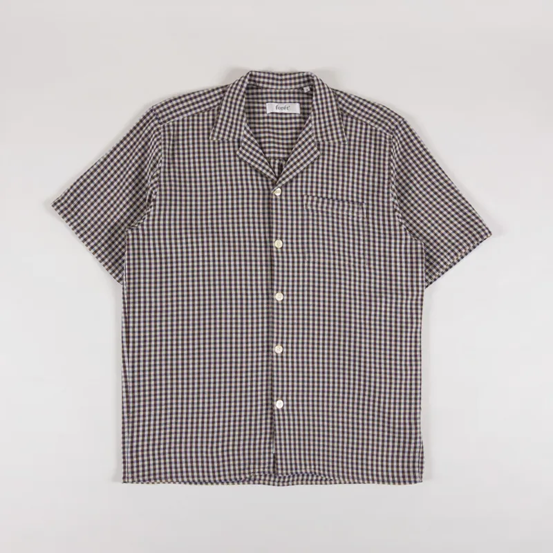 Foret Hush Twill Shirt Brown Check