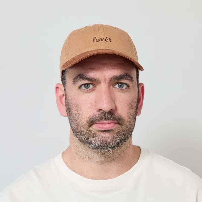 Foret Hawk Washed Two Tone Cap Khaki Brown-1