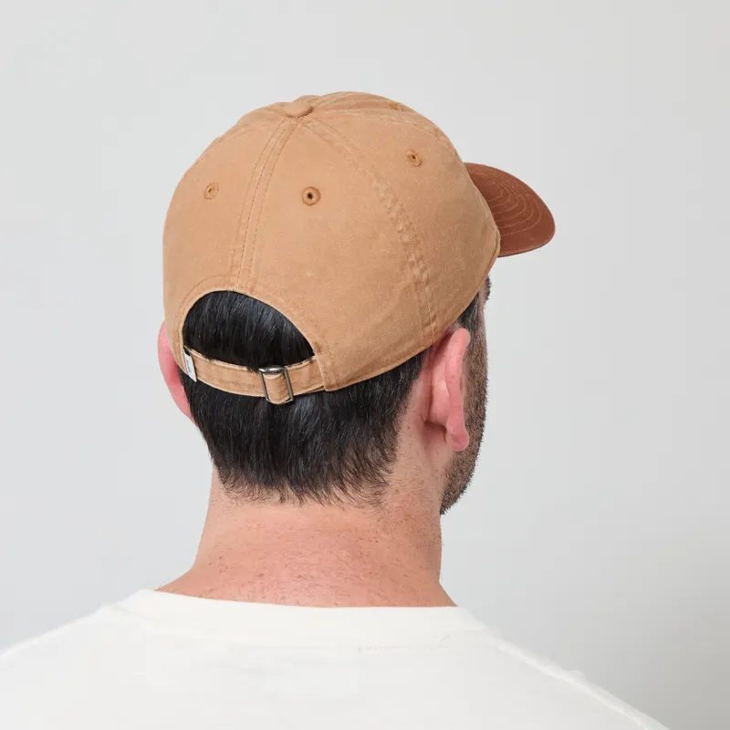 Foret Hawk Washed Two Tone Cap Khaki Brown-2