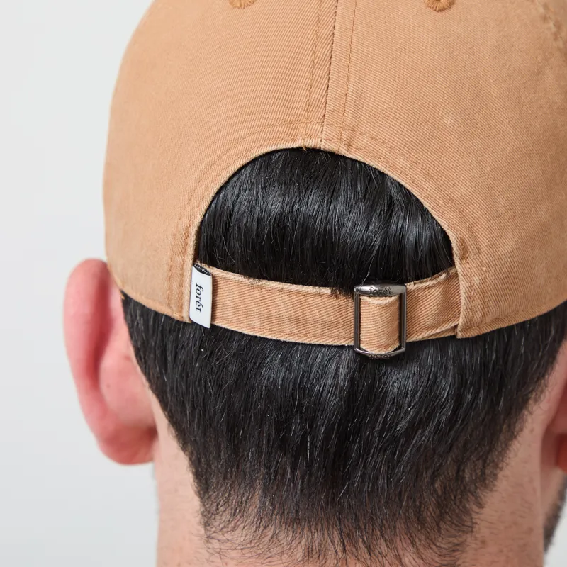 Foret Hawk Washed Two Tone Cap Khaki Brown-4
