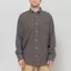 Foret Creek Flannel Shirt Burnt Khaki Navy