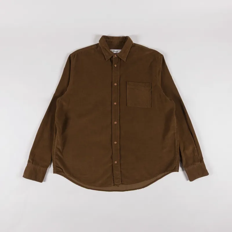 Foret River Corduroy Shirt Burnt Khaki