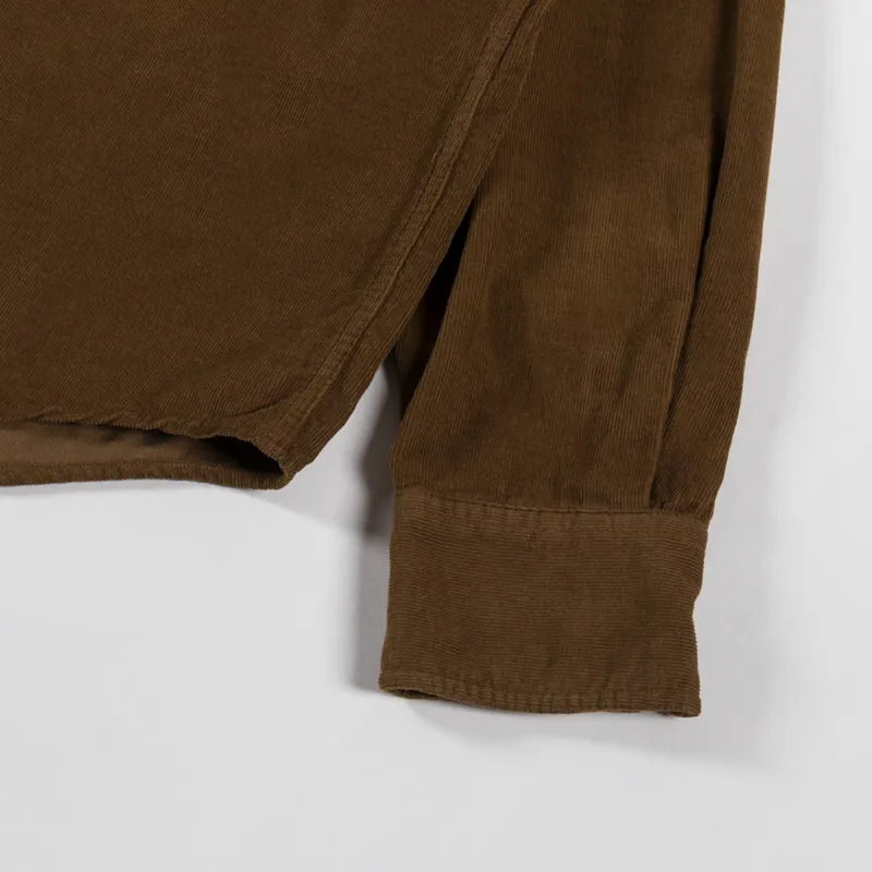 Foret River Corduroy Shirt Burnt Khaki-8
