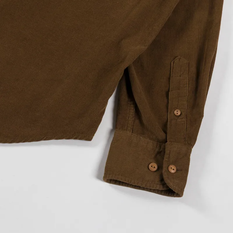 Foret River Corduroy Shirt Burnt Khaki-9