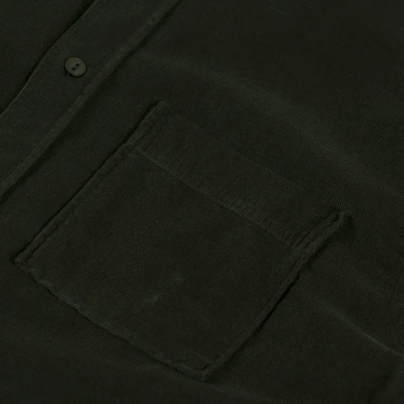 Foret River Corduroy Shirt Dark Green-4