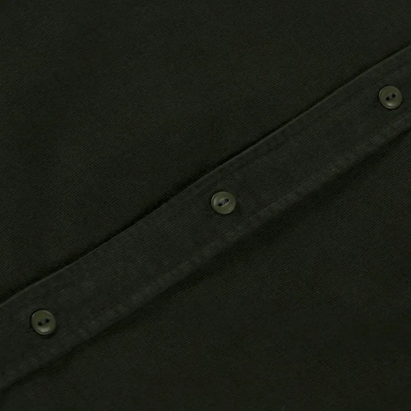 Foret River Corduroy Shirt Dark Green-5