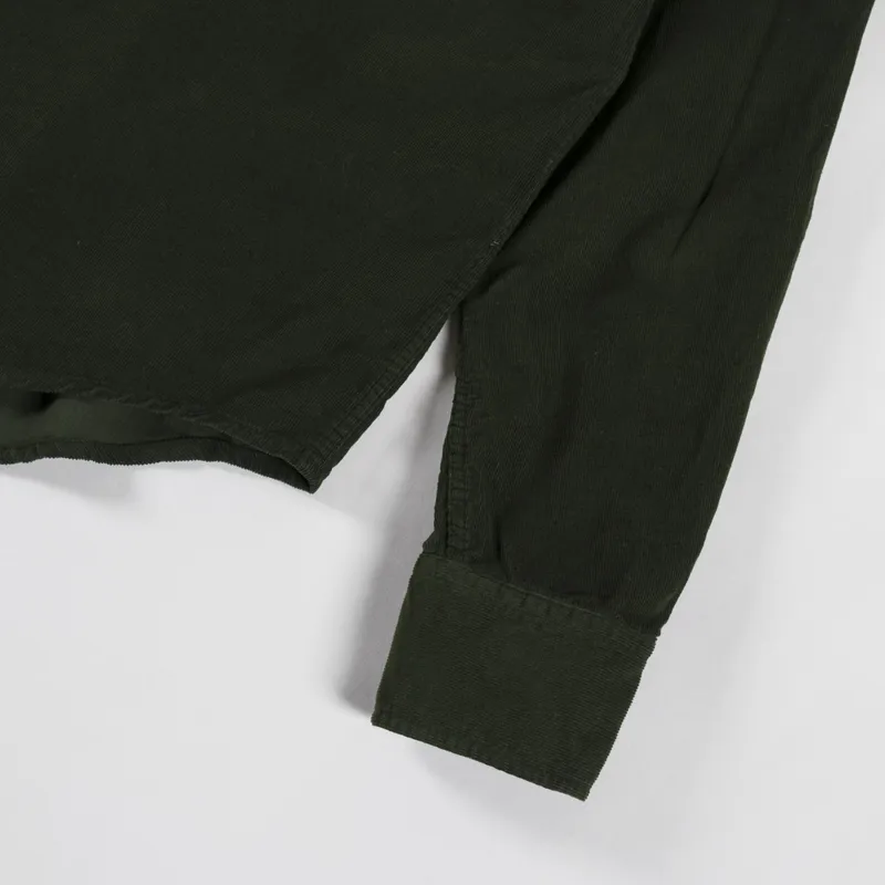 Foret River Corduroy Shirt Dark Green-6