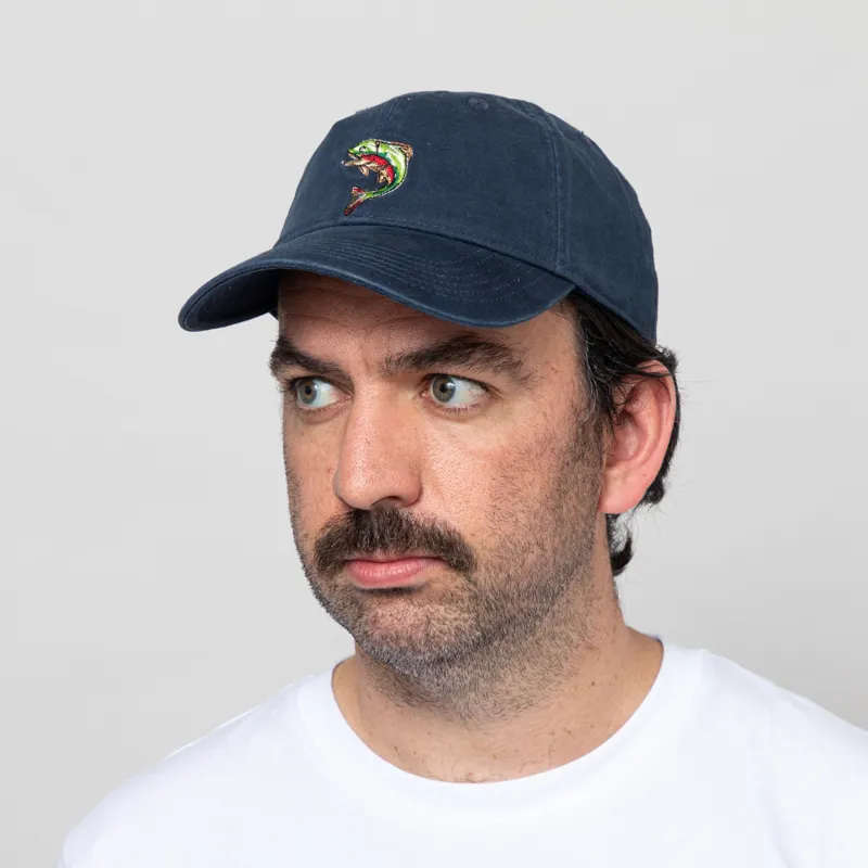 Foret Fish Cap Washed Navy