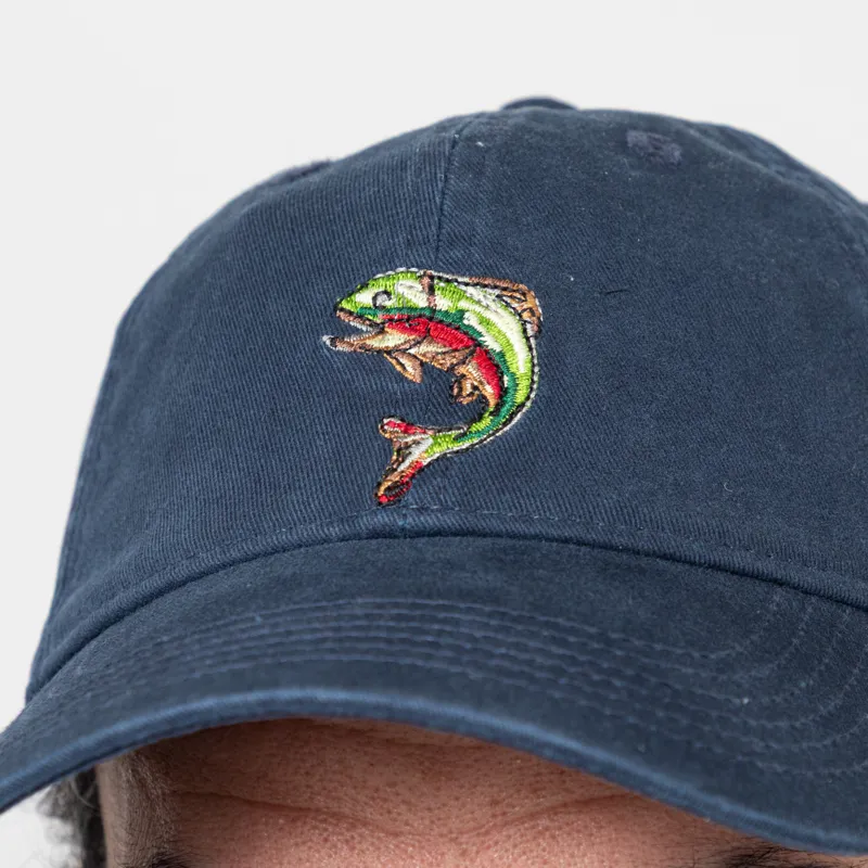 Foret Fish Cap Washed Navy-3