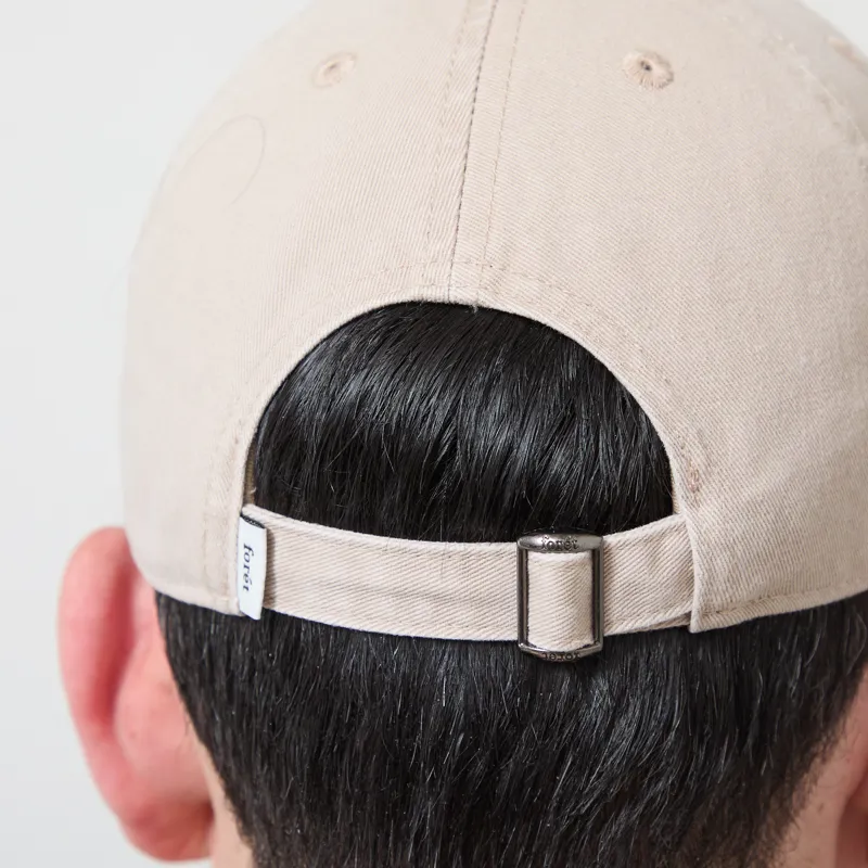 Foret Flag Washed Cap Khaki-4
