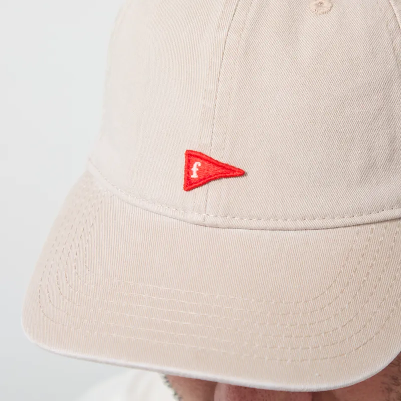 Foret Flag Washed Cap Khaki-3