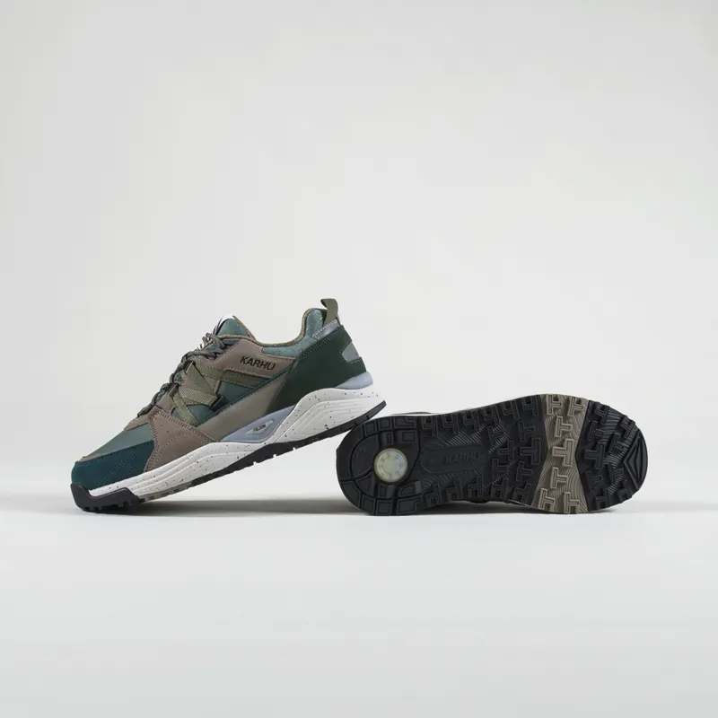 Karhu Fusion XC Mount Saana Waterproof Shoes Smoke Pine Dark Forest-4