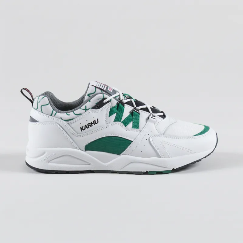 Karhu Fusion 2.0 Shoes White Ultramarine Green-2