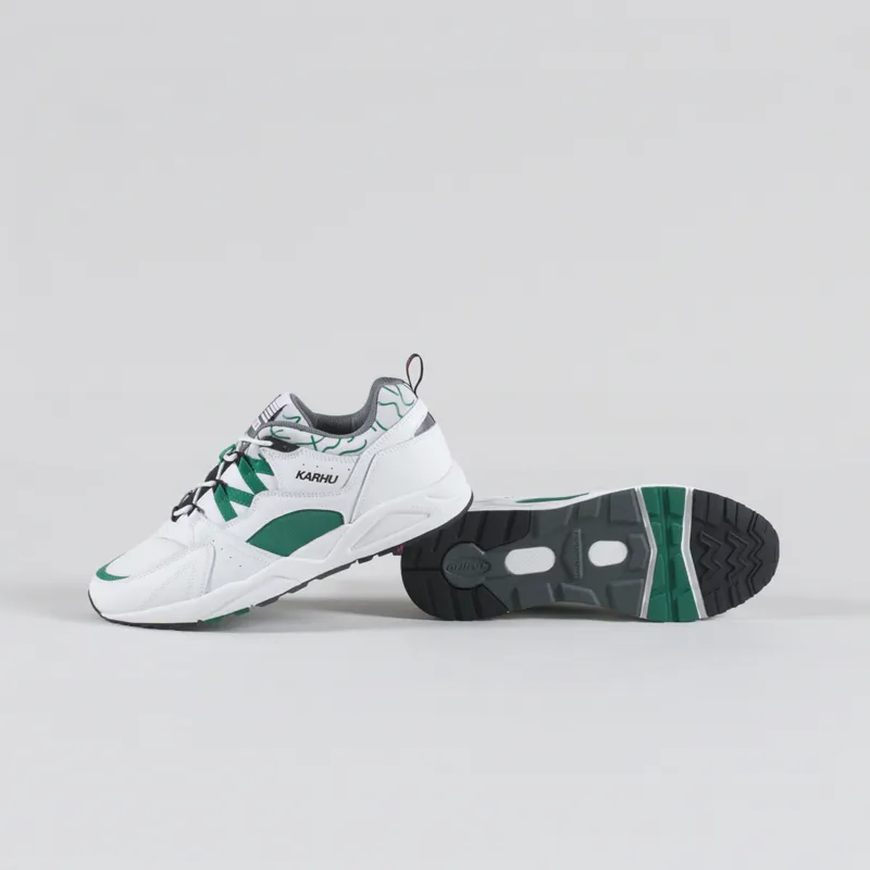 Karhu Fusion 2.0 Shoes White Ultramarine Green-3