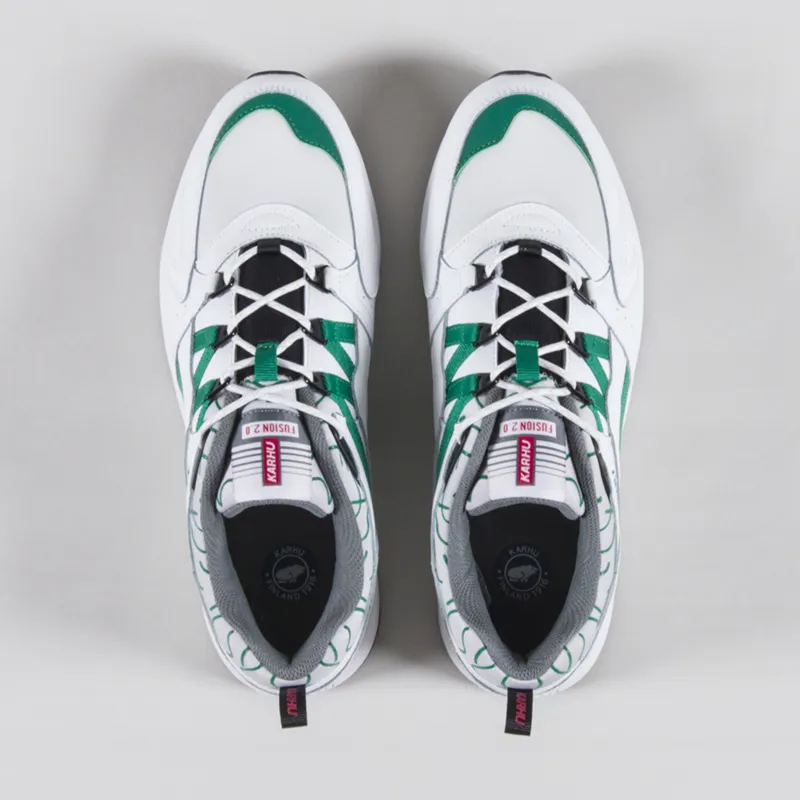 Karhu Fusion 2.0 Shoes White Ultramarine Green-6