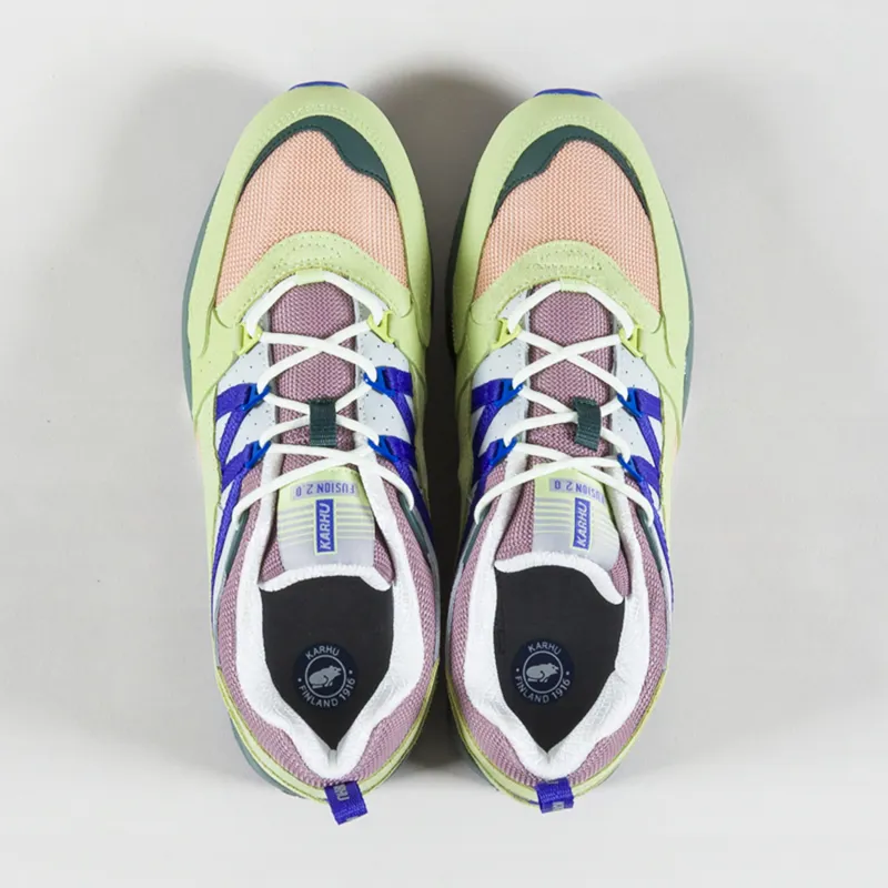 Karhu Fusion 2.0 Shoes Shadow Lime Amparo Blue-6