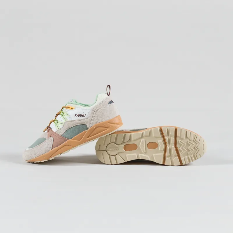 Karhu x Molkky Fusion 2.0 Shoes Turtledove Shadow Lime-3