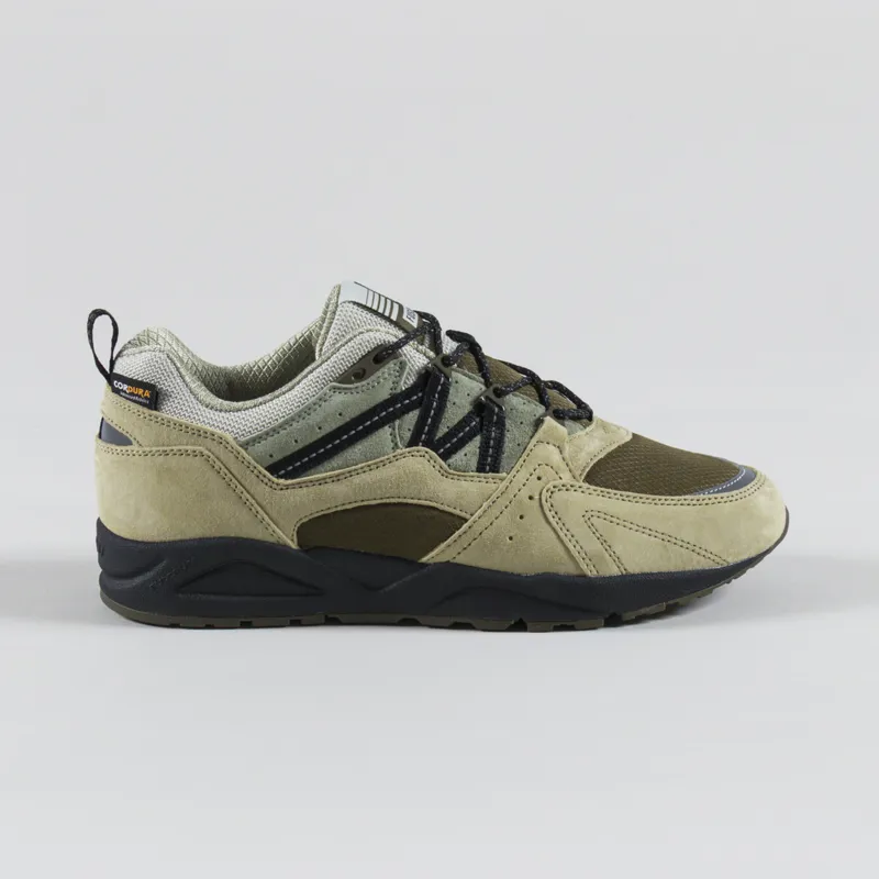 Karhu Fusion 2.0 Cordura Shoes Pale Olive Green Jet Black-2