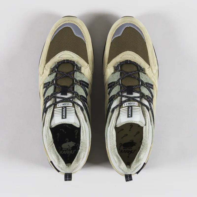 Karhu Fusion 2.0 Cordura Shoes Pale Olive Green Jet Black-6
