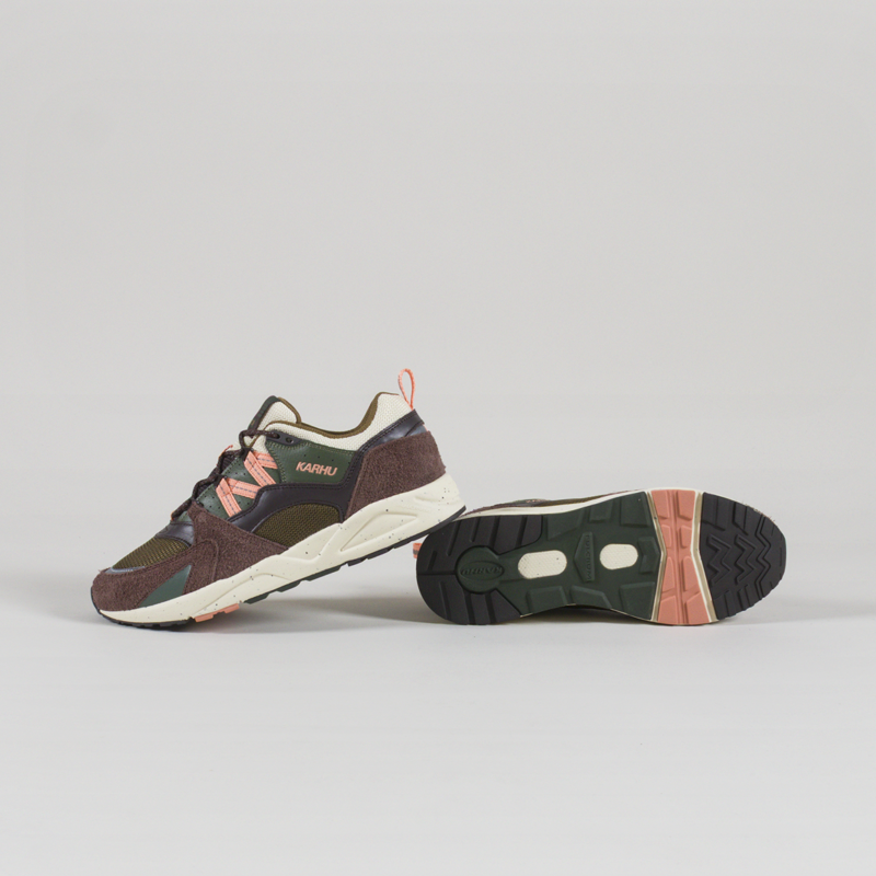 Karhu Fusion 2.0 Shoes Shaved Chocolate Peach Blossom-3