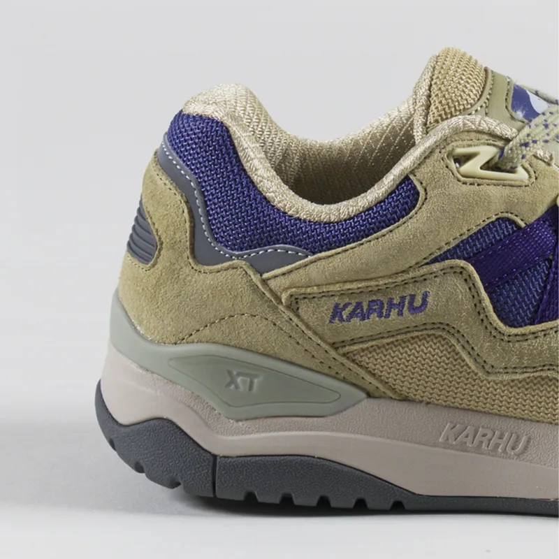 Karhu Fusion XT Shoes Pale Olive Green Skipper Blue-4