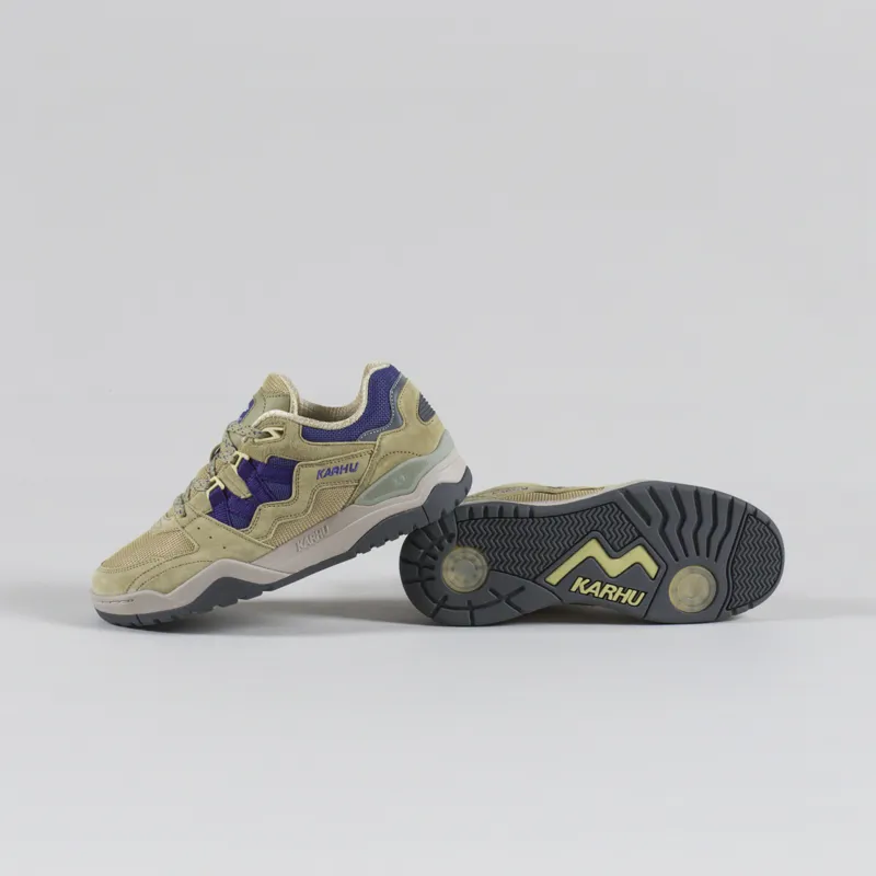 Karhu Fusion XT Shoes Pale Olive Green Skipper Blue-3