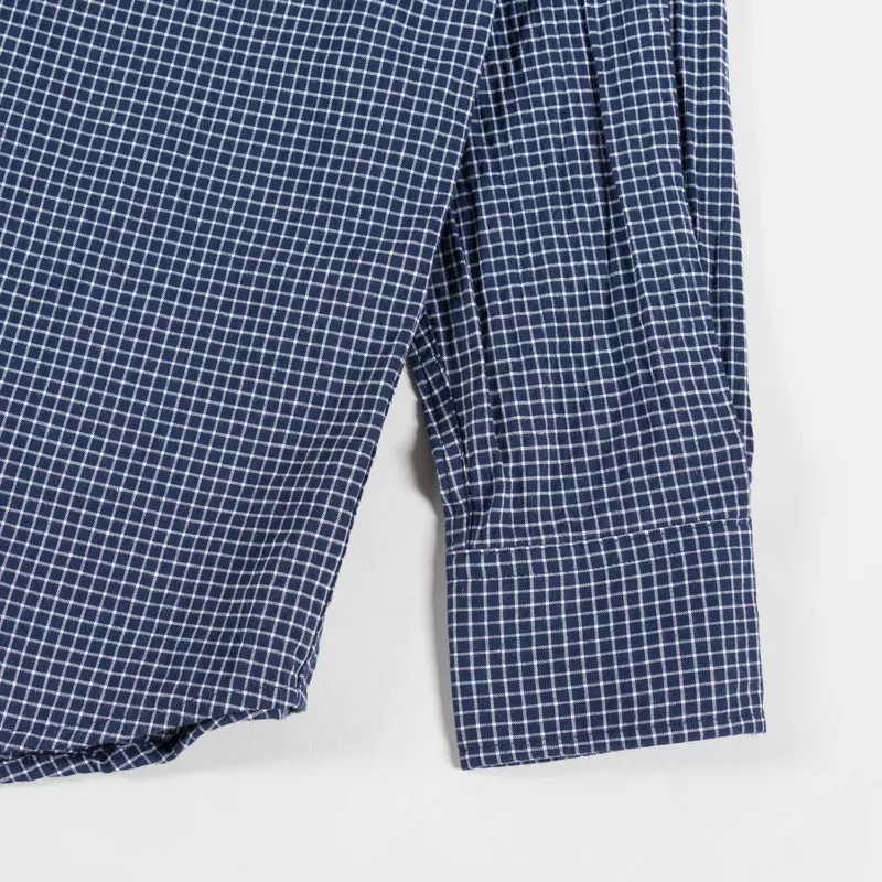 Foret Pluto Checked Shirt Navy-7
