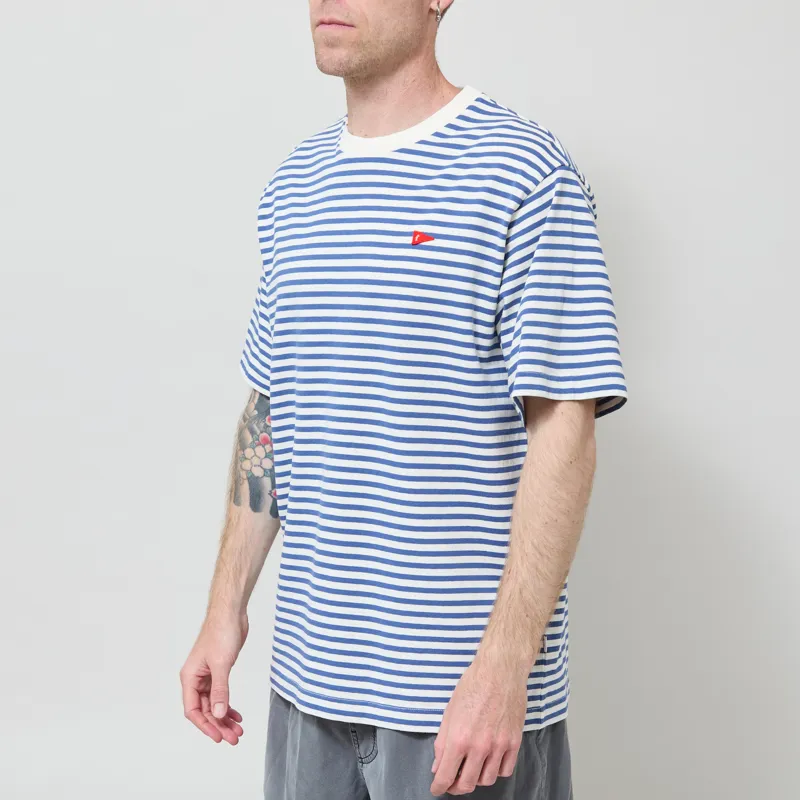 Foret Flag T Shirt Blue Stripe-1