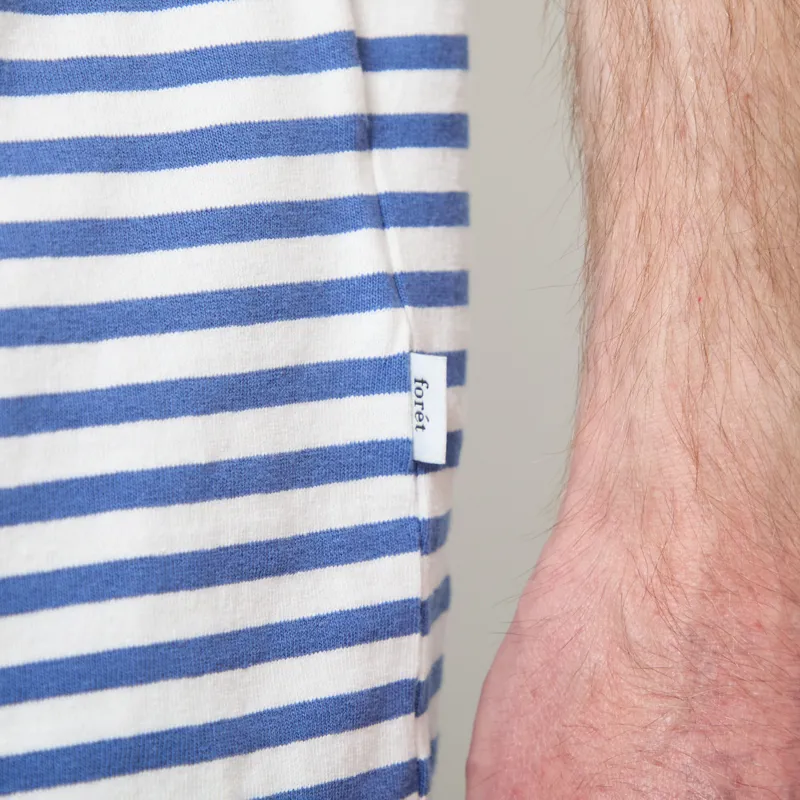 Foret Flag T Shirt Blue Stripe-5