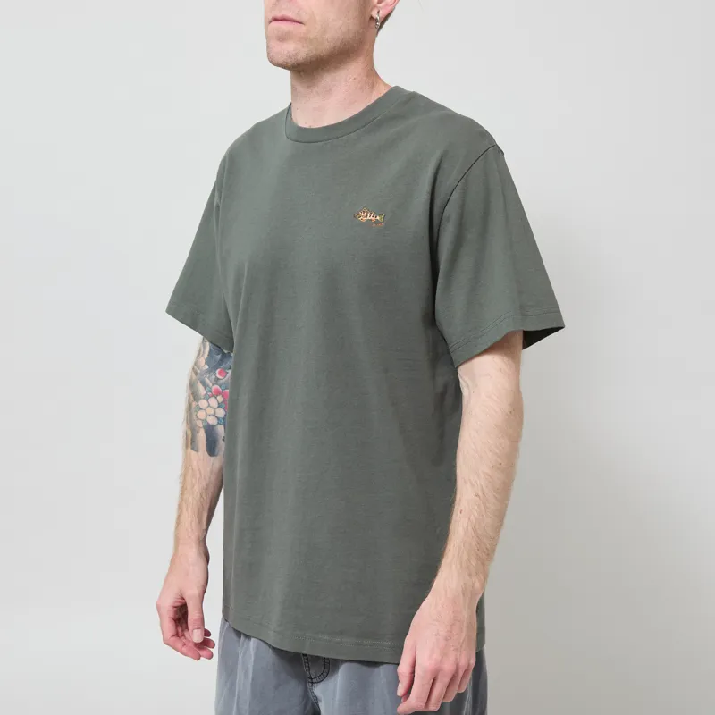 Foret Perch T Shirt Thyme-1