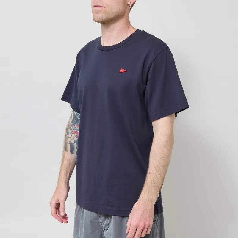 Foret Flag T Shirt Navy-1