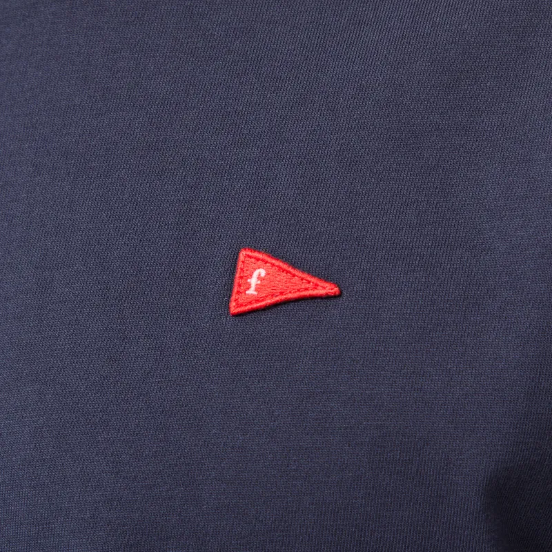 Foret Flag T Shirt Navy-4
