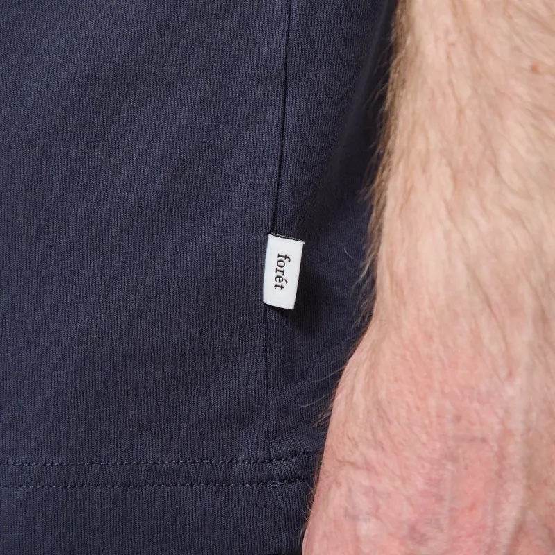 Foret Flag T Shirt Navy-5