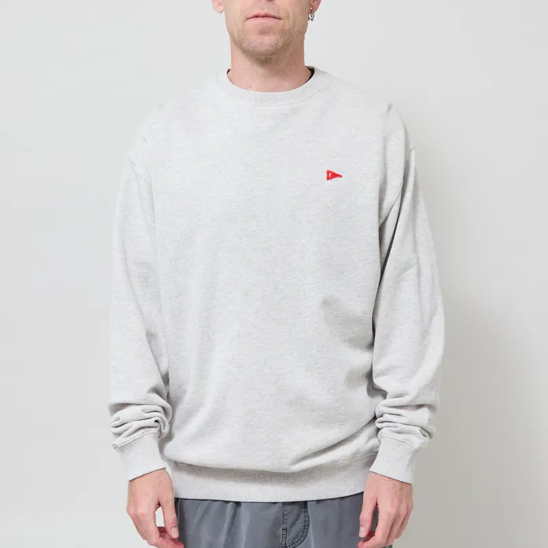 Foret Flag Sweatshirt Snow Melange